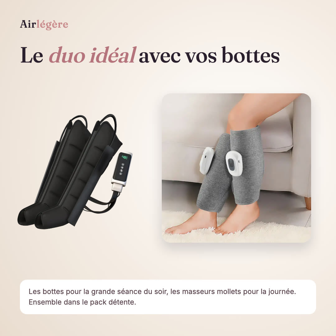 Airlégère Mollets · Masseurs de mollets sans fil (la paire)